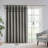 Printed Heathered Blackout Grommet Top Curtain Panel-102559857-111860575