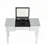 Silver Dressing Table With Flip-Top Mirror