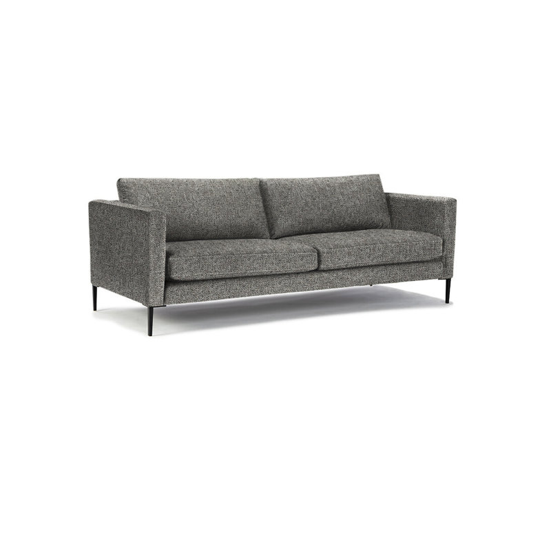 Tuxedo Arm Sofa, Eggshell Polyester
