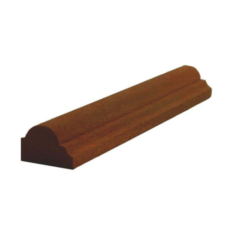 Mini-moulure à panneau 3/4 po de large x 1/2 po. Sans finition, L 0,75 po x H 0,5 po x P 94 po, Acajou Sapele