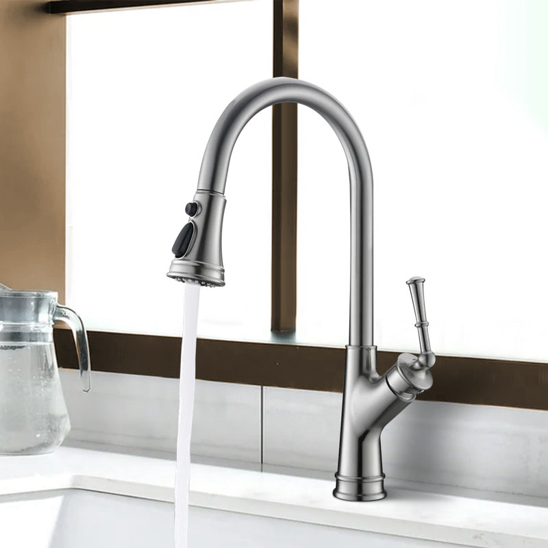 Single Handle Pull Out Kitchen Faucet