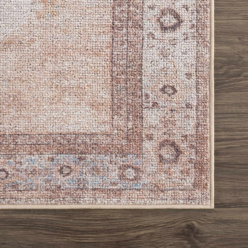 Tapis brun Anali, Rectangle 2 pi 7 po x 4 pi
