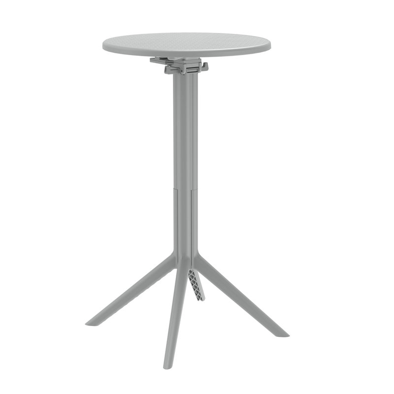 Table de bar Patioflare Lucca, Gris