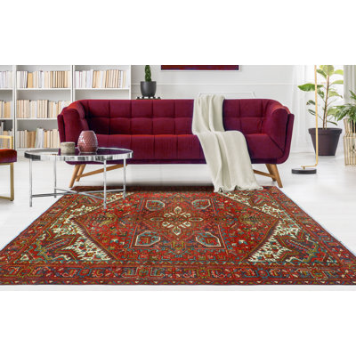 Pahal One-of-a-Kind 7'5" X 9'2" 1980s Wool Area Rug Charcoal