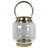 Lantern With Brass Handle  5” Drop Handle