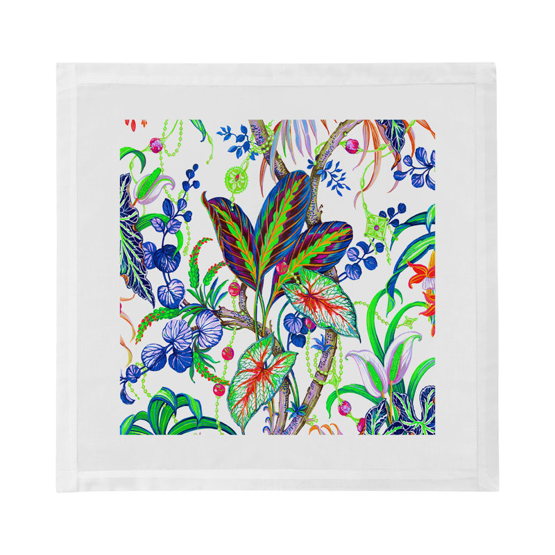 Amazonia Cotton Sateen Dinner Napkins, Classic
