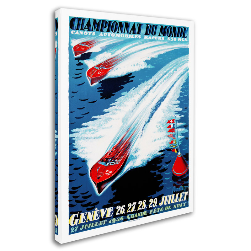 « travel 267 », publicité sur toile tendue, H 47 po x l 35 po
