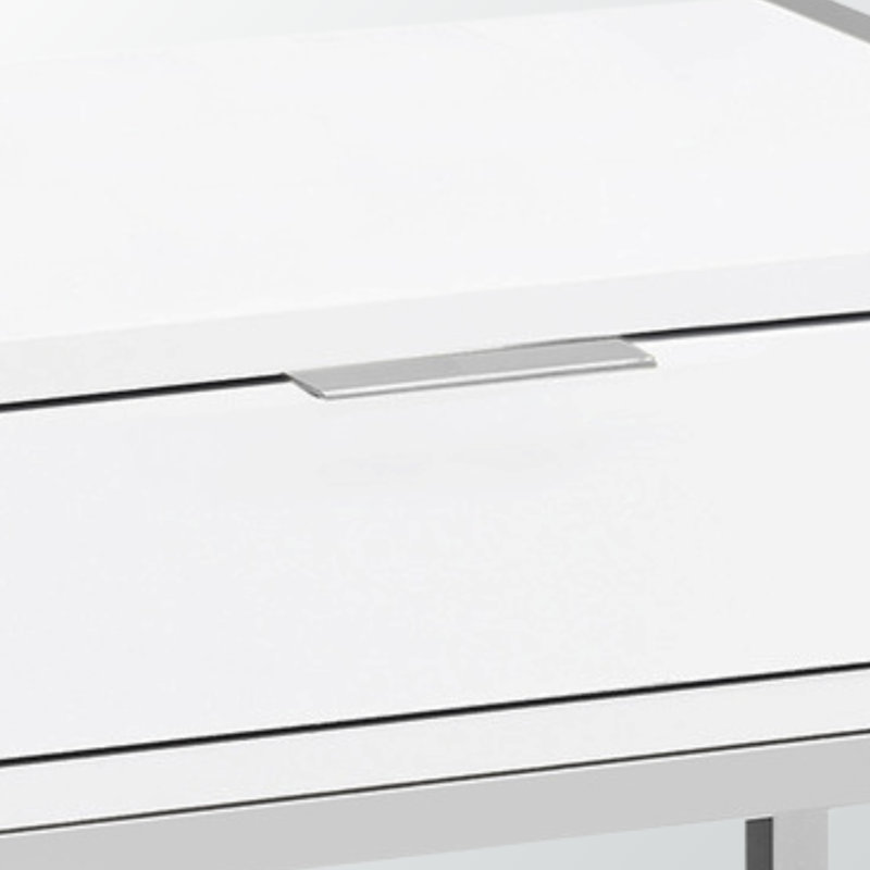 Odette White Side/End Table