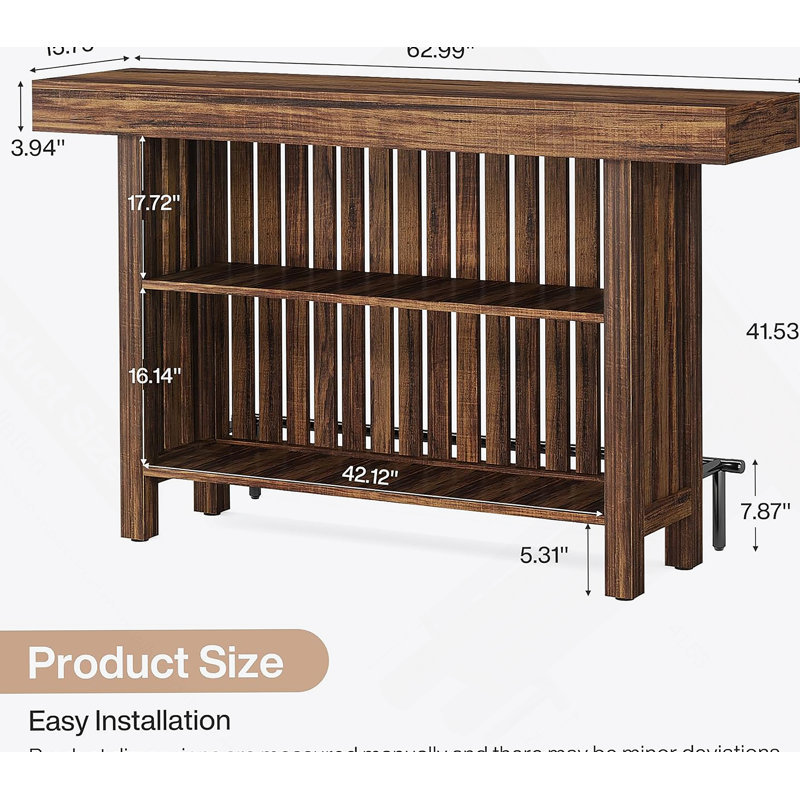 Chating Table  With Footrest,Bar Table,Dining Table,Kitchentable