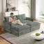 Canapé rembourré pour causeuse avec repose-pieds-1041018490