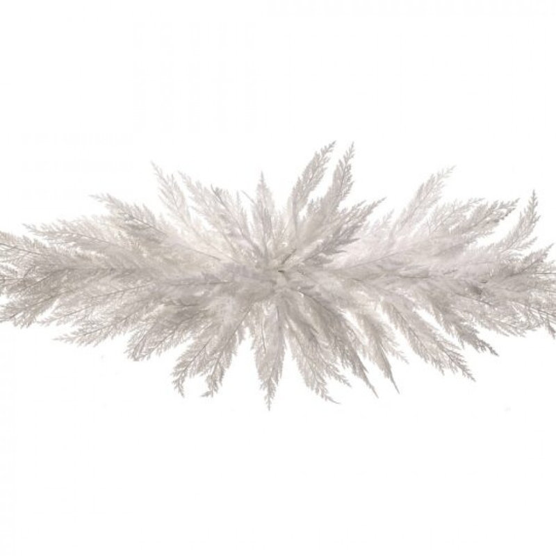 Drapeau d'hiver enneigé en cèdre blanc