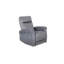 Fauteuil inclinable en tissu gris anthracite Arlen