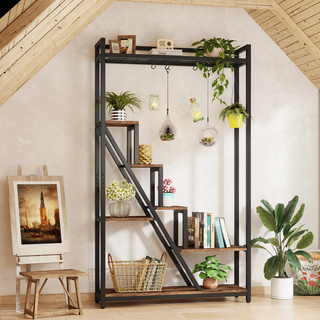 Rectangular Etagere Plant Stand 17 Stories 