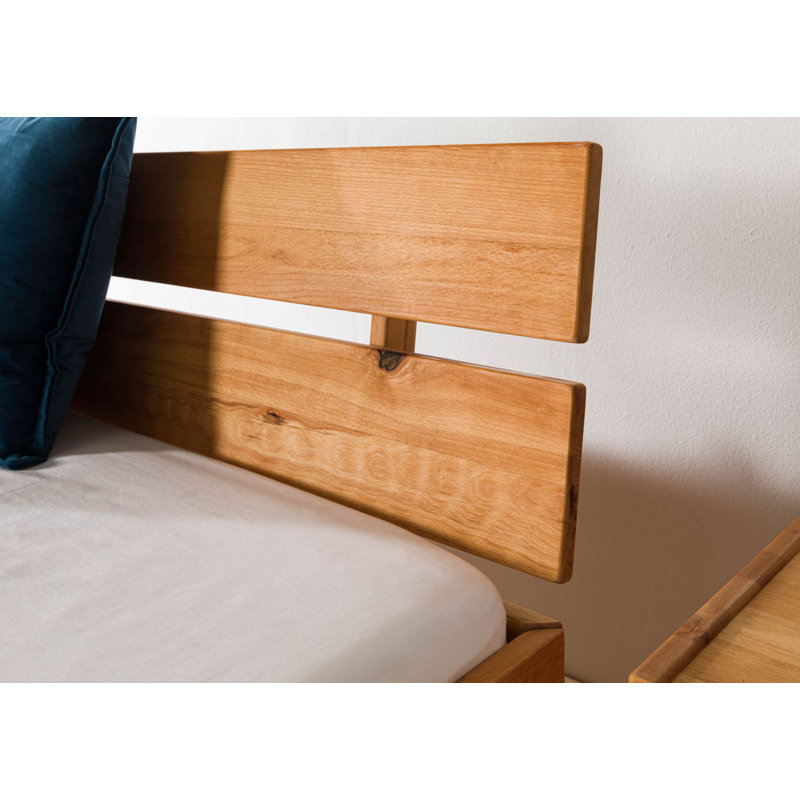 Tomme Solid Wood Bed, 165cm W x 205cm L