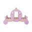Lit de transport de lit simple en bois avec couronne et lit plateforme avec escalier-71177013
