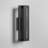 15” H Black Aluminum Outdoor LED Wall Light(Set Of 2）