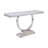 White And Silver Sofa Table