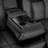 Reclining Loveseat, Leather Double Recliner Sofa With Side Pocket, zero clearance recliner  Loveseat Recliner For Living Room, RV, Home Theater-688662280