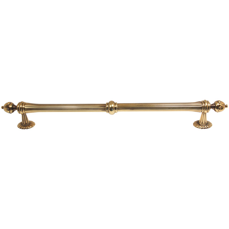 Poignée Ornate CTC 18 ", Laiton non laqué