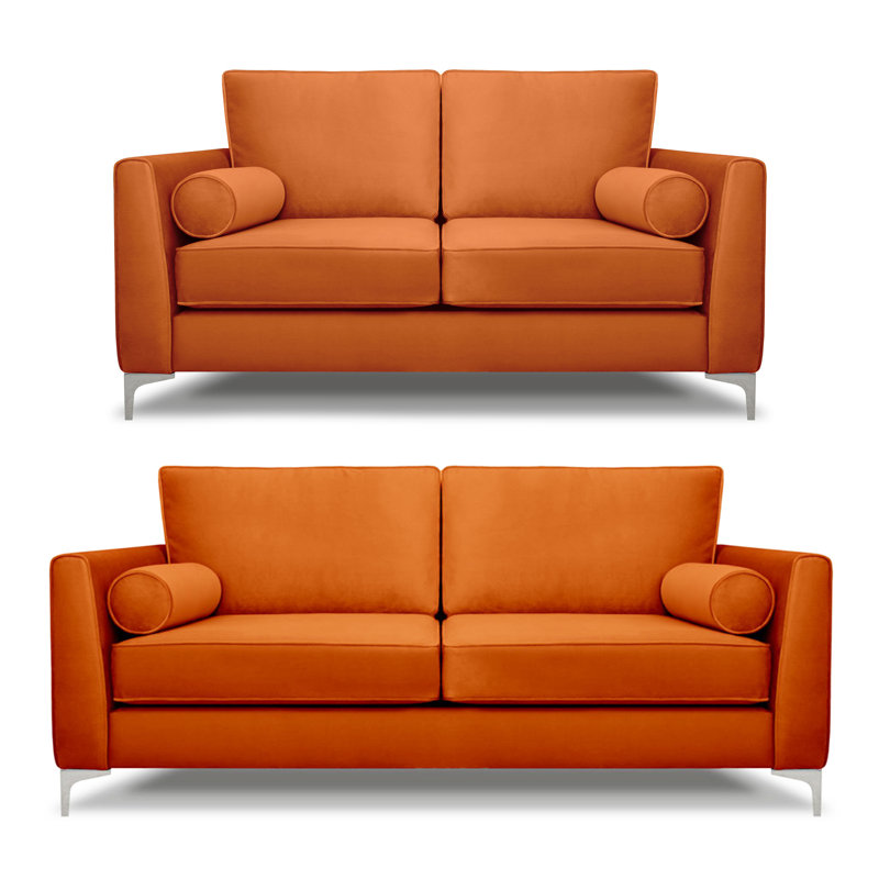 Kyle 2 - Piece Living Room Set, Orange