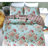 Patchwork Floral Reversible Quilt Set 100% Cotton 3 Piece Lightweight Comforter Bedding Set-1589458127-1586769035