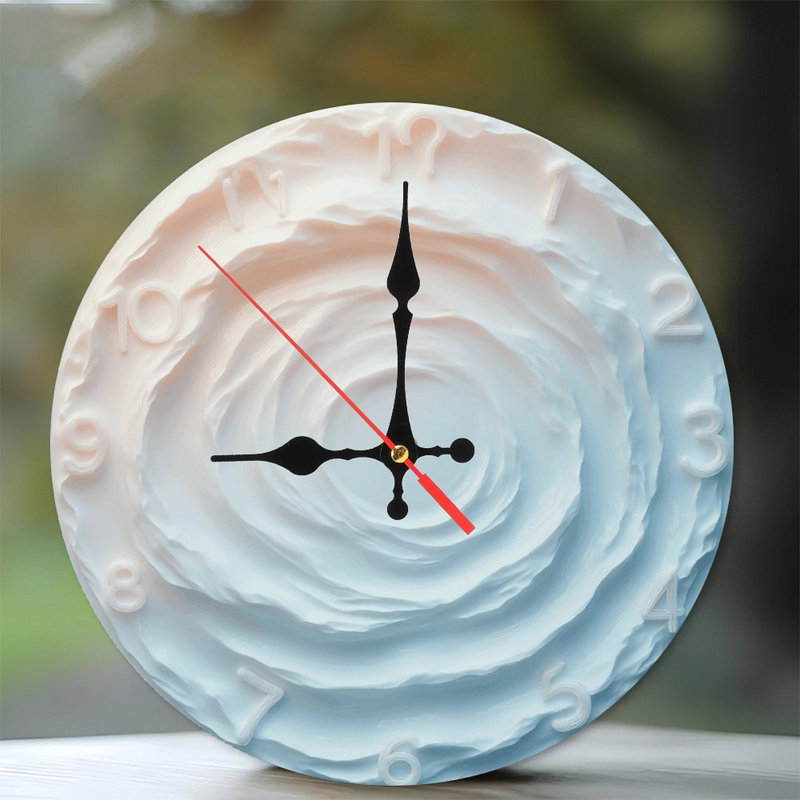 Horloge murale en céramique
