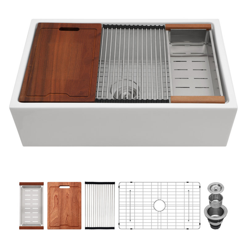 Cuisine moderne multifonctionnelle en céramique Workstation