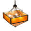 21" Square Mission Prime Inverted Pendant