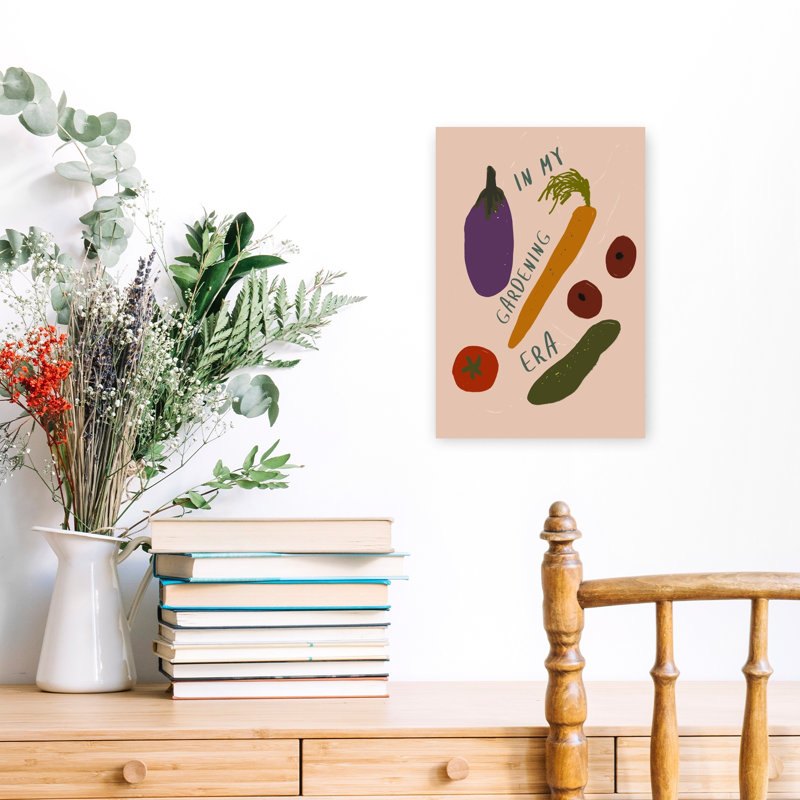 Veggie Vibes by Treechild - Wrapped Canvas Print, 45.72 cm H x 30.48 cm W