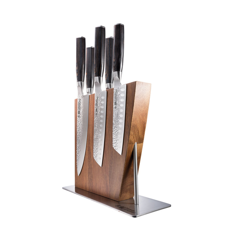 Cuisine::pro® Damashiro EMPEROR® 6-Piece Nanashi Knife Block