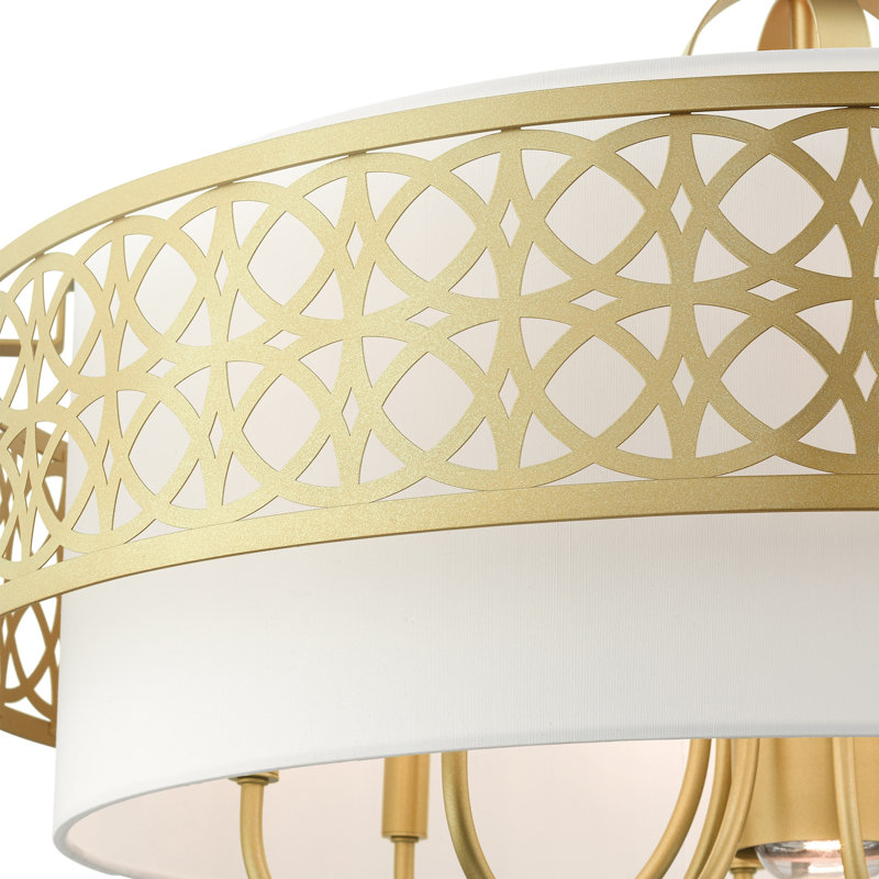 Eraman 9 - Light Dimmable Drum Chandelier