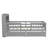 Multi-functional Wood Twin Size Platform Bed with Built-in LED Light,Guardrail and Drawers-1034519489