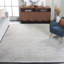 Tapis gris clair / gris en laine / coton touffeté à la main Xaylee-1052083723
