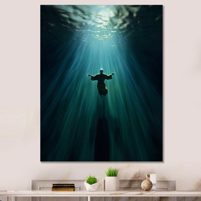 " Buddhist Monk Ascending "