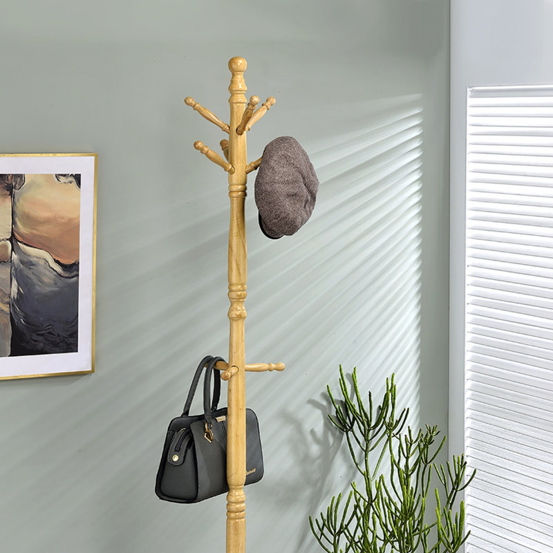 Portemanteau sur pied 71,5 po, Beige