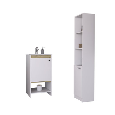 Georgee Bathroom Storage Furniture Set