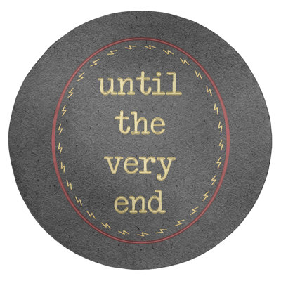 Quotes Chenille Indoor Rug