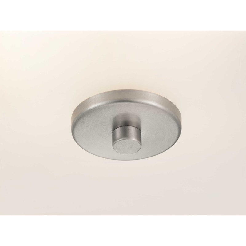 Luminaire suspendu cylindrique à 2 lumières Armindo, Nickel brossé