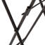 Outdoor Folding Accent Table With Glass Top And Iron Frame Outdoor Table Patio Table