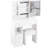 29.2" Left Drawer Desktop Vanity Table With Cushioned Stool, Touch - Operated Tri Color Brightness Adjustable Led Mirror, Suitable For Compact Areas Large Sliding, Ideal Spaces