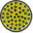 Sunshine Polish Pottery 4" Plate