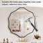 Miroir de meuble-lavabo mural festonné à bordure ondulée avec cadre en métal pour salle de bain, chambre à coucher, entrée-285864129-285864131