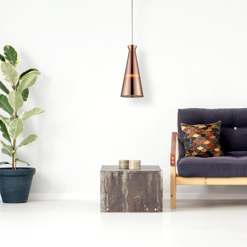 Marine 1 - Light Cone Pendant, Copper