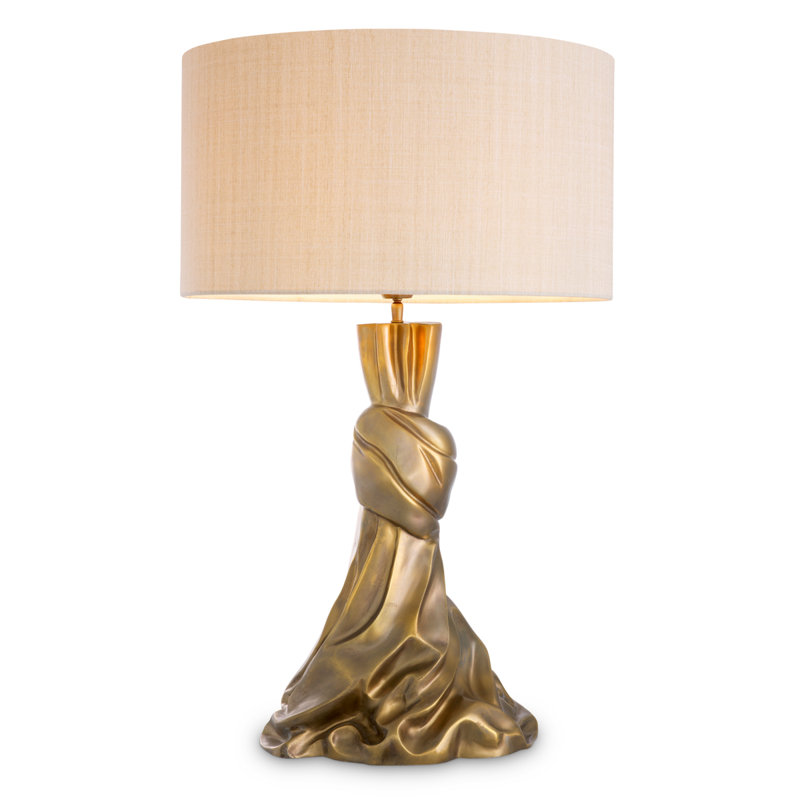 Banyan Table Lamp, Vintage Brass