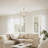 Celino Nine-Light Chandelier with Clear Glass-265313845