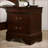 Cherry Finish Solid Wood Transitional Nightstand with Storage Drawer