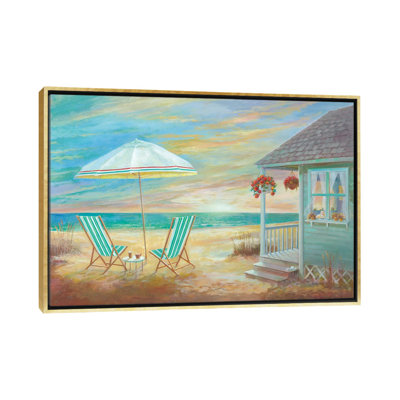 «Beach Cottage» par Ruane Manning - reproduction d'art