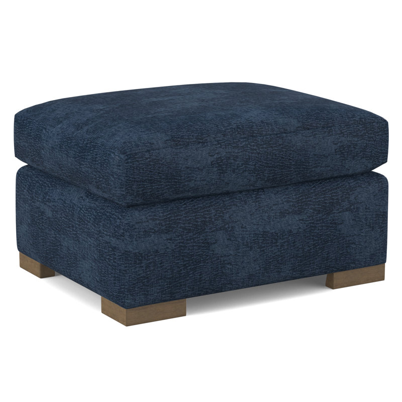 Square Ottoman, 61614-35, Weathered Gray