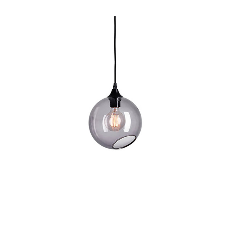 Ballroom 1 - Light Pendant, Smoke, 15" H x 13" W x 13"