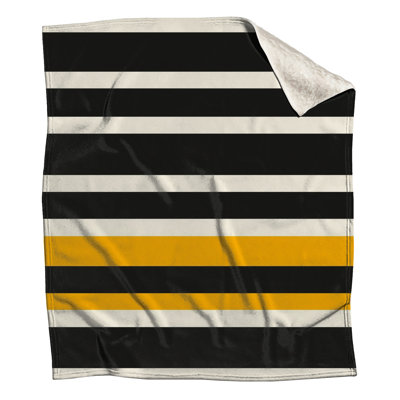 Black Stripes Blankets